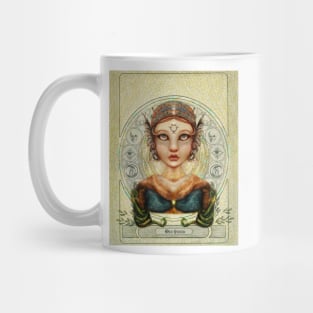 Anime Mermaid Queen Sea Snake Familiars Tarot Card Mug